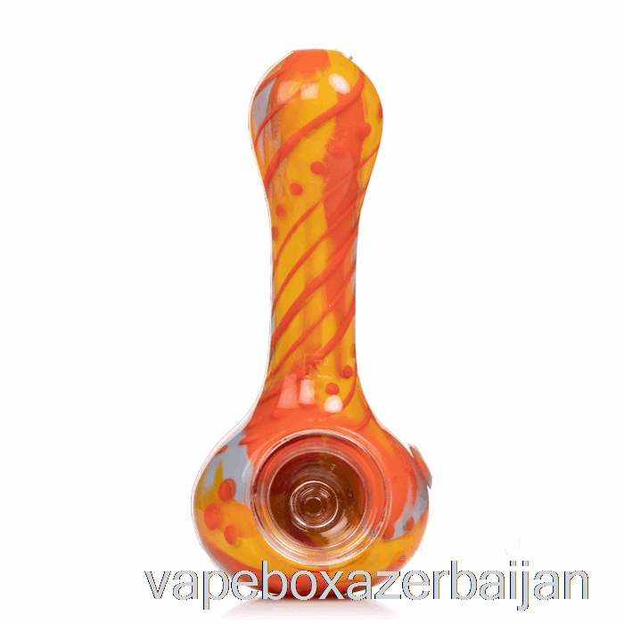 Vape Smoke Eyce ORAFLEX Floral Silicone Spoon Desert (Gray / Orange / Sunglow)